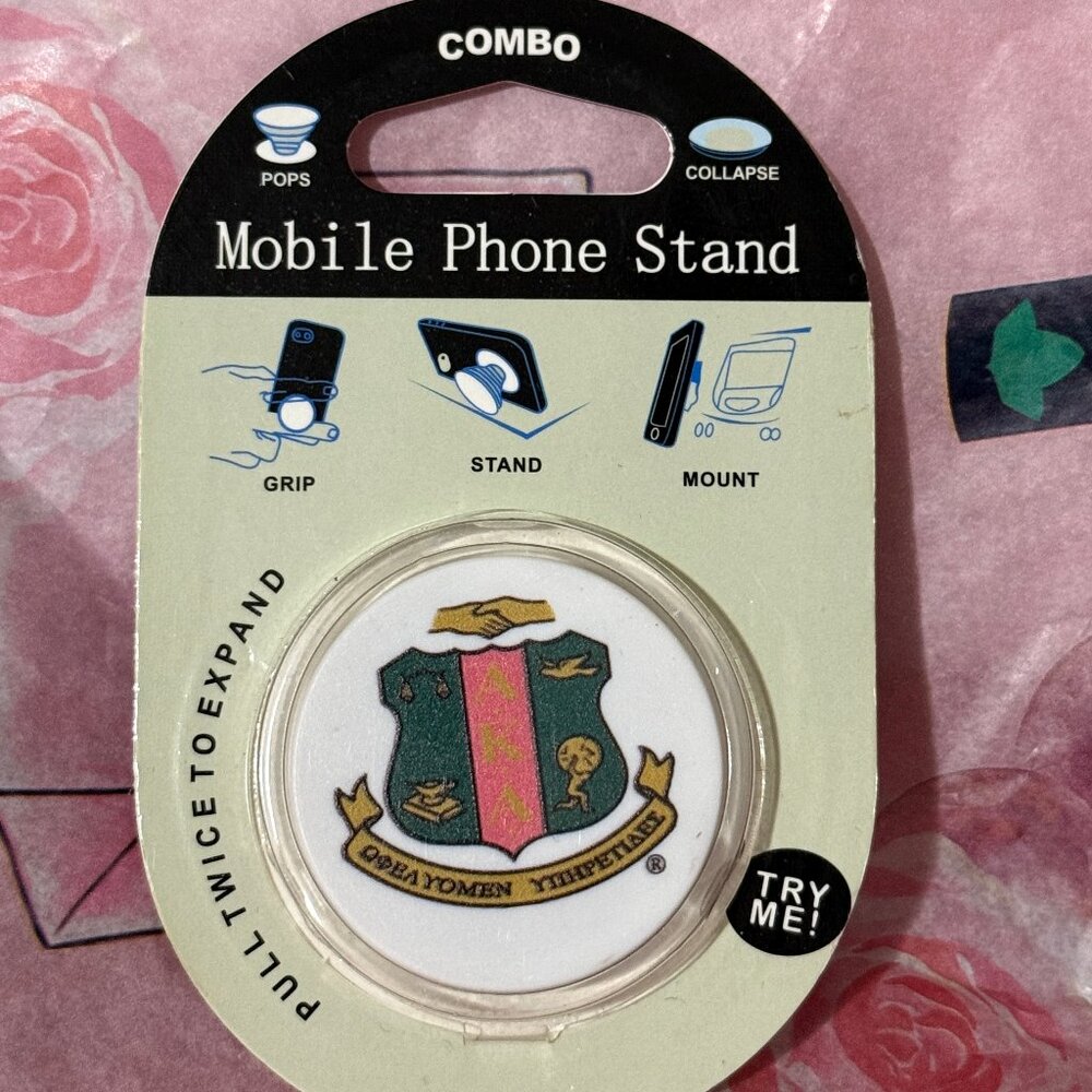 AKA pop grip phone holder
